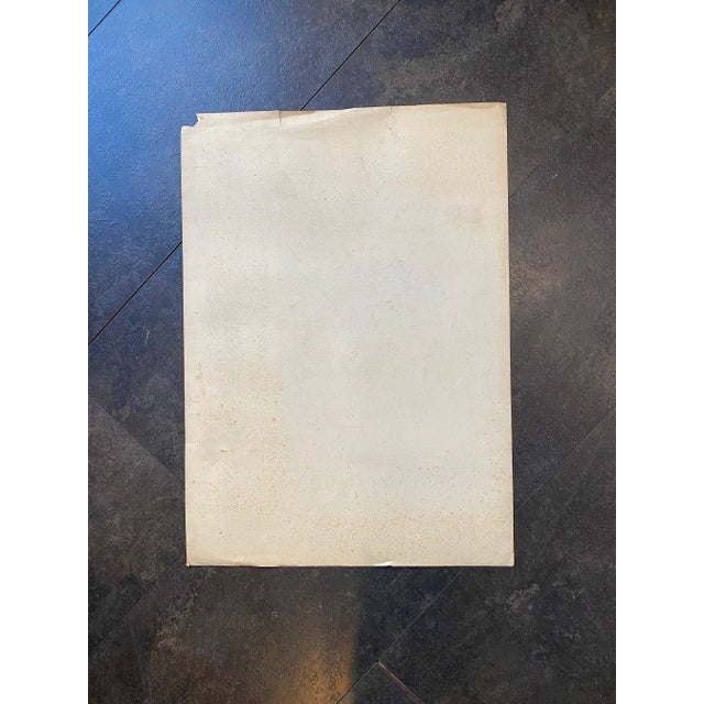 1970s José Parra, La Rose, 1970, Oil Stick on Paper For Sale - Image 5 of 6