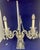 Vintage Pair of Large Regency Style Electrified Crystal Candelabrum For Sale - Image 15 of 18