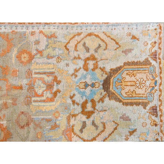 Early 20th Century Turkish Oushak Rug For Sale In Chicago - Image 6 of 14