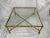 Art Deco 1980s Italian Vintage Glass and Brass Square Coffee Table by Solmet For Sale - Image 3 of 10