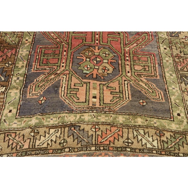 Vintage Turkish Oushak Rug - 03'09 X 06'02 For Sale - Image 4 of 7