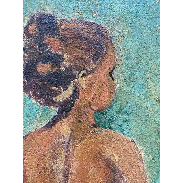 Roberto Gherardi, Nu de Dos, 1980s, Oil on Canvas For Sale - Image 4 of 10