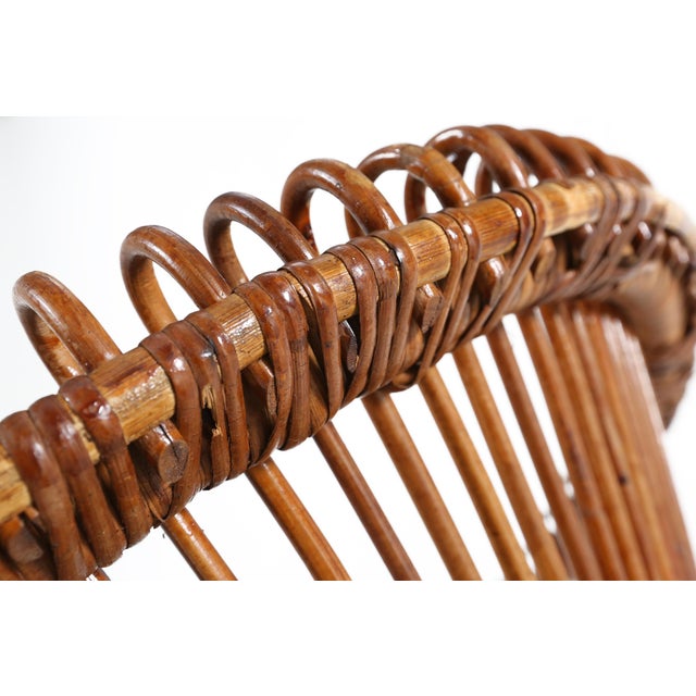 Mid-Century Modern Set of Rattan Lounge Armchairs by Janine Abraham & Dirk Jan Rol, 1960s For Sale - Image 3 of 14