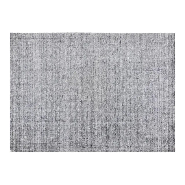 Contemporary Indian Modern Hand Loom Wool & Bamboo Rug 8X10 For Sale