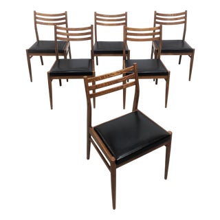Vintage Scandinavian Chairs, 1960s, Set of 6 For Sale