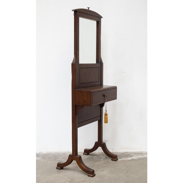 Clothes Hanger Storage Cabinet with Mirror For Sale - Image 9 of 13