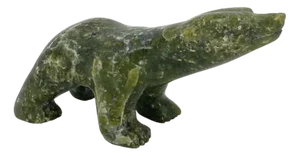 Ashevak Adla, Figure of a Polar Bear, 1990s, Serpentine Stone