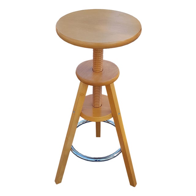 Adjustable Wooden Stool For Sale