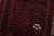 Baloch Rug 3’9” X 8’3” Black Wool Vintage Tribal Hand-Knotted Oriental Carpet For Sale In Philadelphia - Image 6 of 13