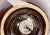 Coffee 1970s Cocoa & White Brushstroke Art Pottery Table Lamp For Sale - Image 8 of 10