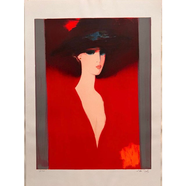 Janusz De Rola, Portrait, 1988, Lithograph For Sale - Image 7 of 7