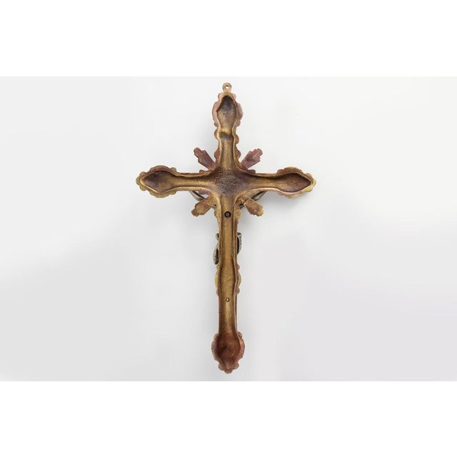 Copper Crucifix, Belgium, 1900s For Sale - Image 11 of 12
