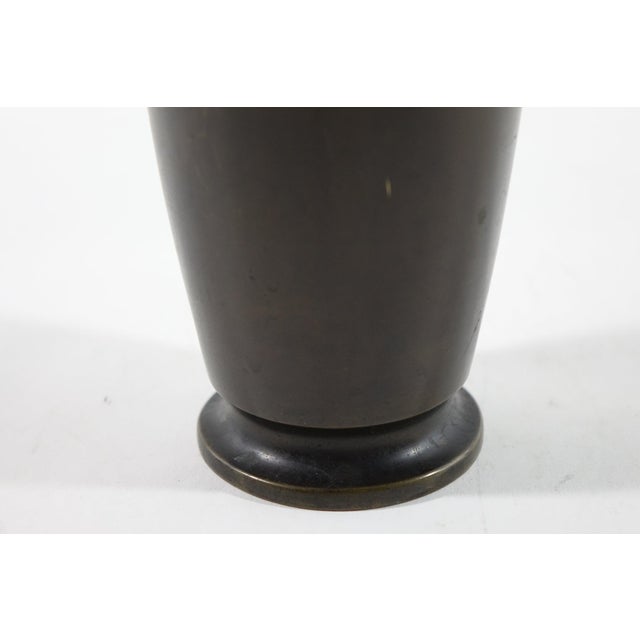 Contemporary Mid 20th Century Far East Bronze Vase For Sale - Image 3 of 5