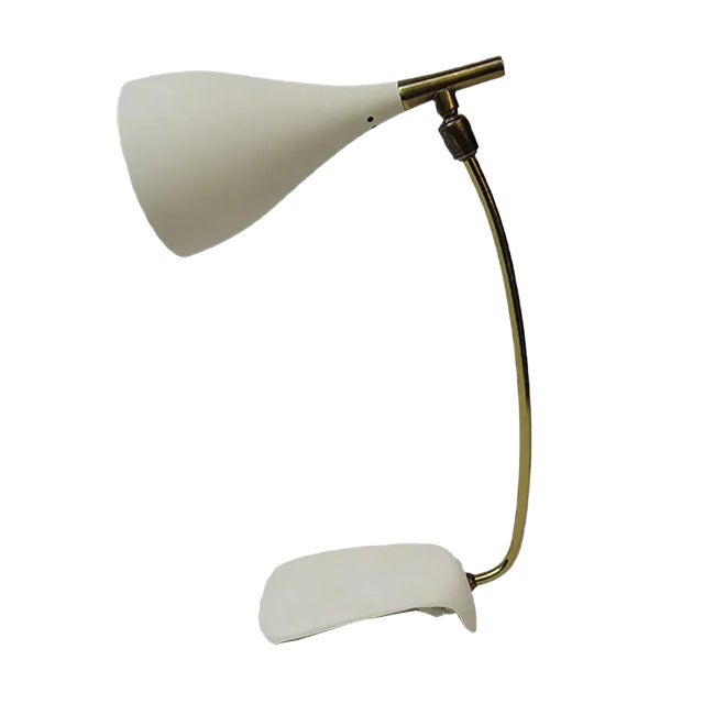 White Table Lamp from Cosack, 1950s For Sale