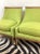 1960s Vintage 1960s Mid Century Modern Green Boucle Upholstered Drexel Slipper Chairs, a Pair For Sale - Image 5 of 9