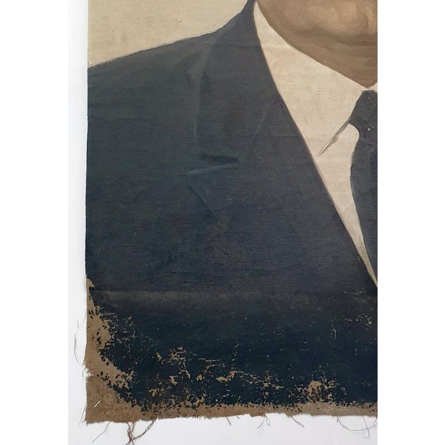 1970s 1970s Soviet Era Portrait Painting, Ukrainian Artist, Socialist Realism 100-70 For Sale - Image 5 of 6