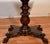 Brown 1910s Antique American Empire Solid Mahogany Flip-Top Game Table / Console Table For Sale - Image 8 of 18