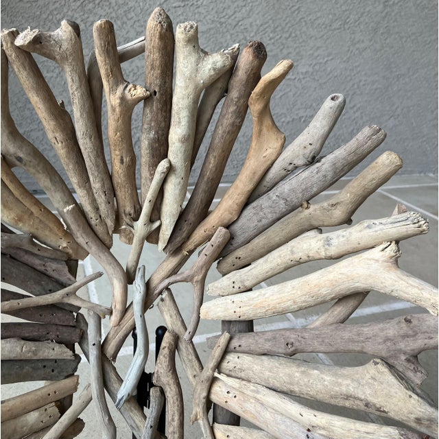 Late 20th-Century Adirondack-Inspired Branch & Twig Works Centerpiece Pedestal Bowl For Sale - Image 17 of 18