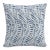 20" Decorative Pillow in Blue Snake Skin For Sale In Chicago - Image 6 of 6