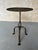 Bronze Large Mid Century Iron Side Table With Riveted Tripod Base For Sale - Image 8 of 12