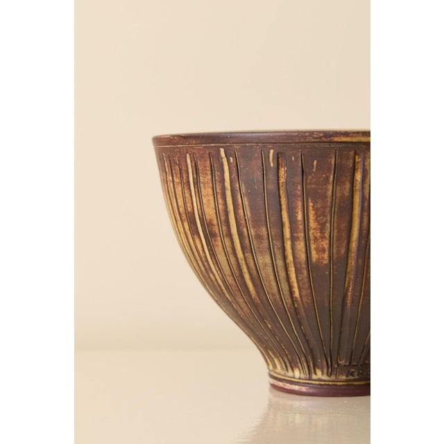 Farsta Bowl by Wilhelm Kåge for Gustavsberg, 1940s For Sale - Image 6 of 8