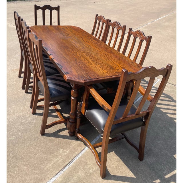 French Country Dining Table - Seats 8 For Sale - Image 11 of 12