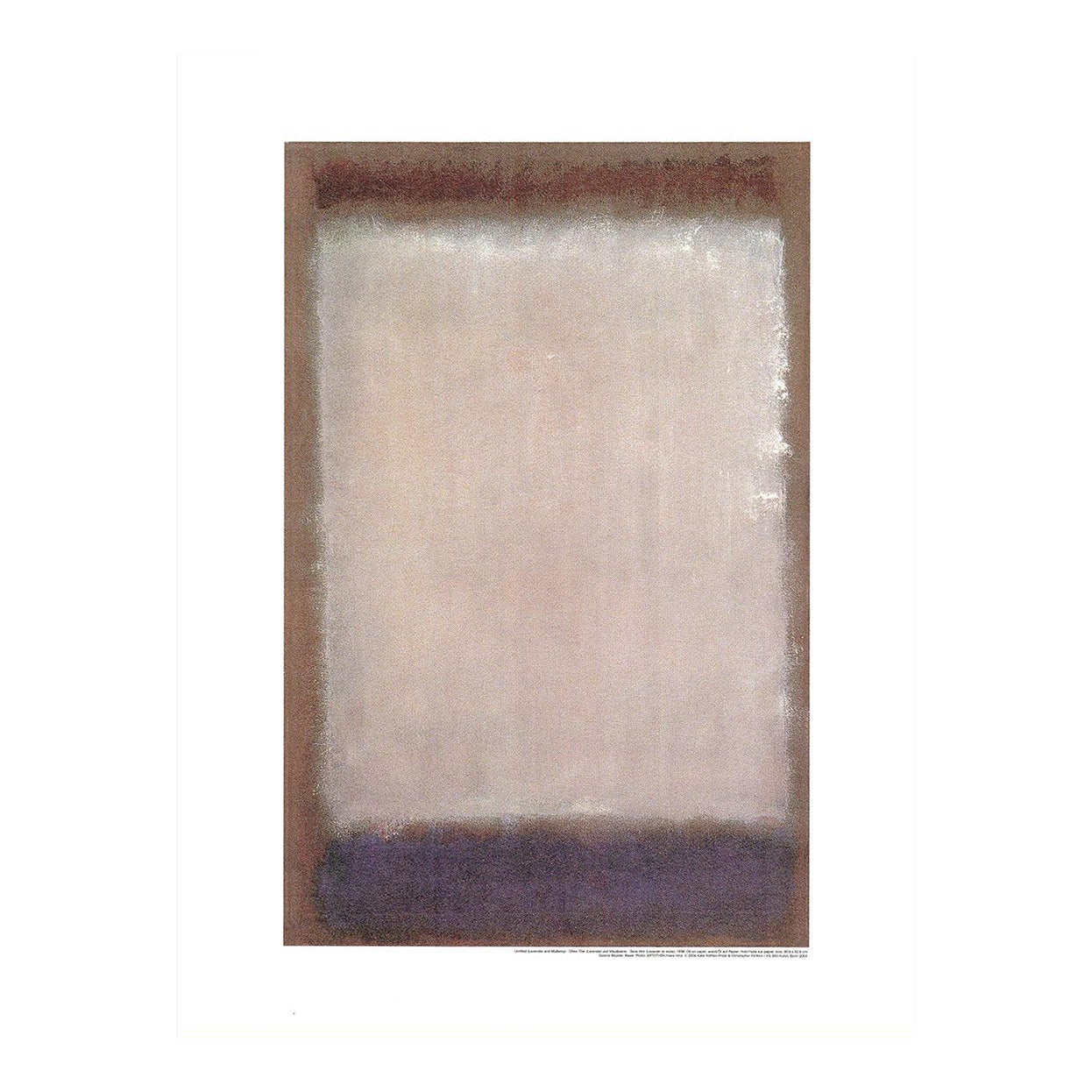 After Mark Rothko - Untitled (Lavender and Mulberry) Vintage Fine Art ...