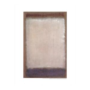 After Mark Rothko - Untitled (Lavender and Mulberry) Vintage Fine Art Print Offset Lithography Poster 2000s 2004