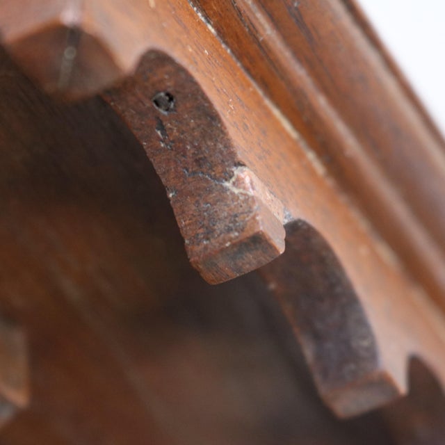 19th Century Black Forest Hand-Carved Wood Hunting Dog Wall Bracket Shelf For Sale - Image 10 of 11