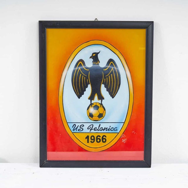 Football History Print US Felonica Plaque 1966, 2006, Wood For Sale - Image 6 of 6