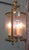 Vintage Round Art Deco Brass and Glass Lantern, 1920 For Sale - Image 4 of 8