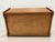 Brown Mid-Century Teak Wood Sewing Tool Storage Box W/ Metal Handle Hinged 1950s MCM For Sale - Image 8 of 10