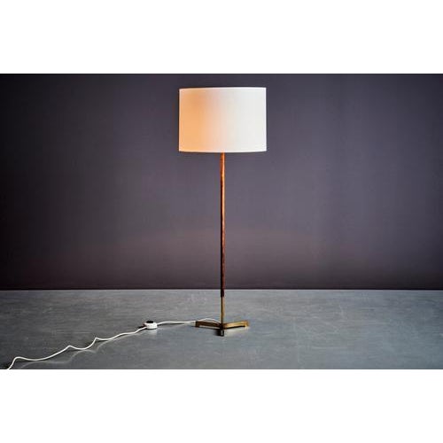 Floor Lamp in Brass by Kalmar, Austria - 1960s. The measurements given apply to the base of the lamp. This piece is...