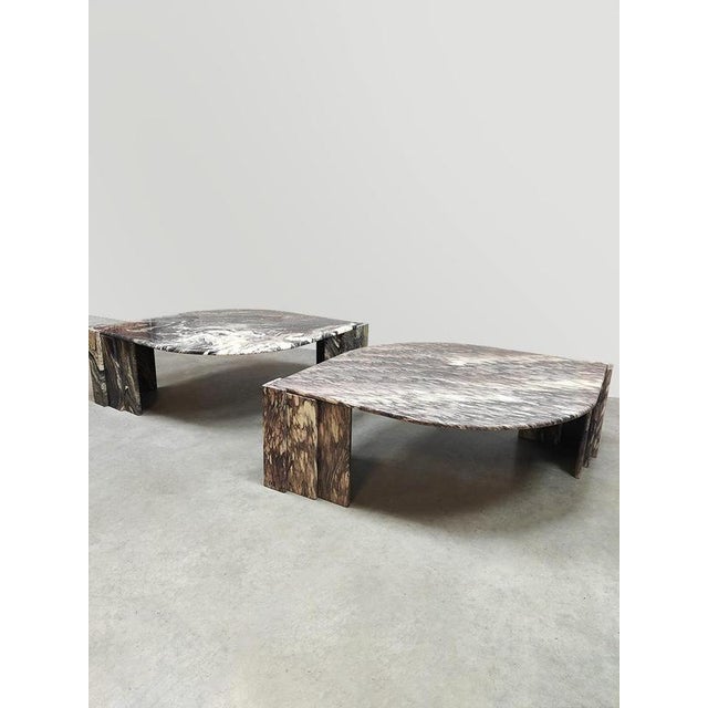 Mid-Century Modern Vintage Marble Coffee Table from Roche Bobois, 1970s For Sale - Image 3 of 6