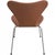 Seven Chairs in Walnut and Leather by Arne Jacobsen, 1970s, Set of 6 For Sale - Image 10 of 18