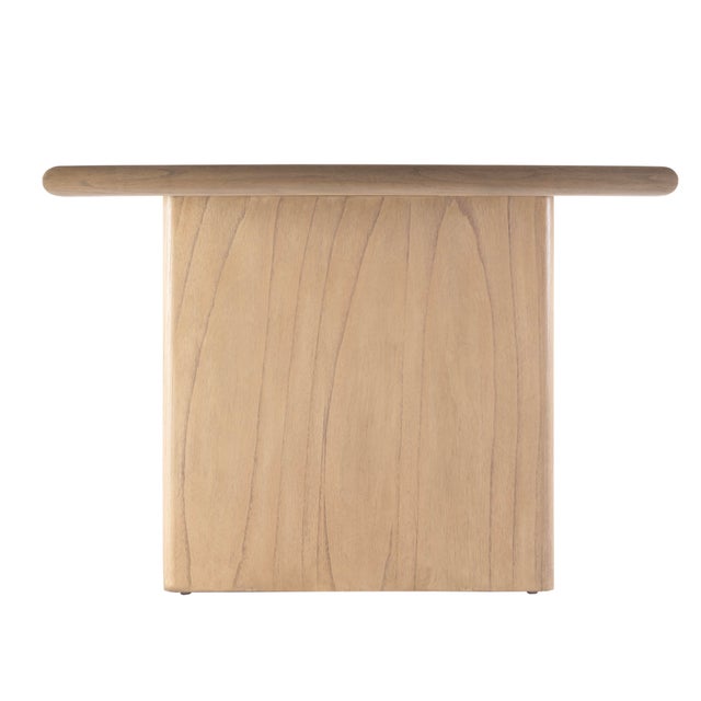 Halmstad 74 in. W Rectangular Wood Panel Dining Table, Blonde Oak For Sale In Chicago - Image 6 of 8