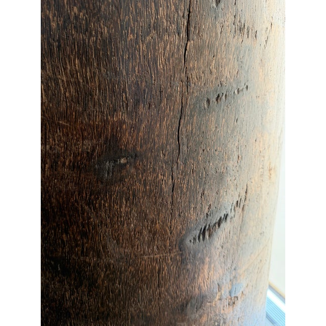 Large Organic Modern Wooden Vessels — Sculptural, Hand‑Carved, Primitive Modern Forms For Sale - Image 10 of 11