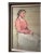 American Antique Watercolor Painting, Portrait of Sitting Woman by Annie S. Johnson, Framed For Sale - Image 3 of 9