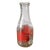 Vintage Meadow Gold Glass Quart Milk Bottle W/ Red Graphics, 1960s For Sale