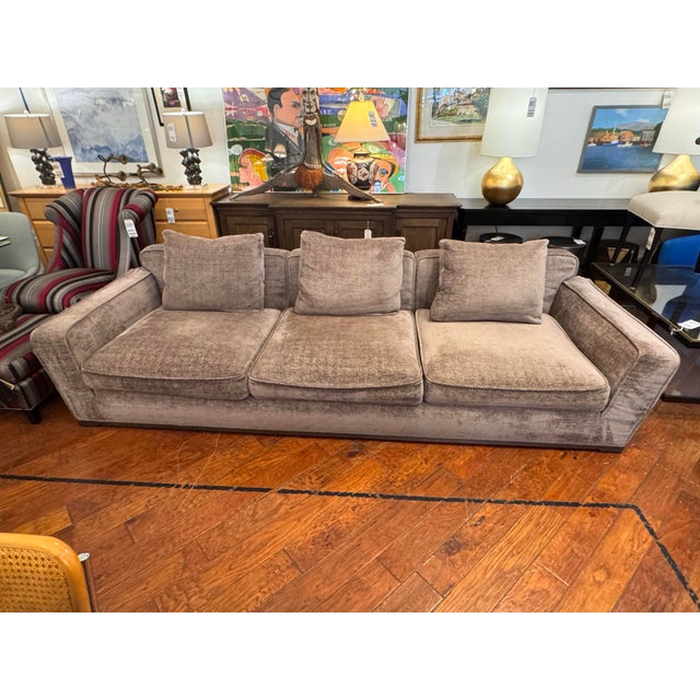 Design Plus Gallery presents the Solatium sofa by Antonio Citterio for Maxalto + B & B Italia. Upholstered in a brown...