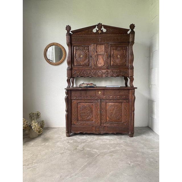 Antique Brutalist Cabinet, 1890 For Sale - Image 6 of 18