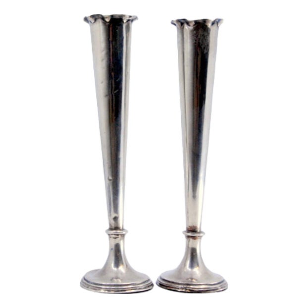 Smooth Silver Jugs with Wavy Rims and Fillings For Sale