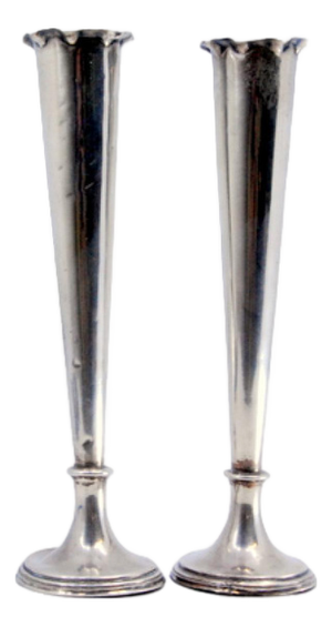 Smooth Silver Jugs with Wavy Rims and Fillings