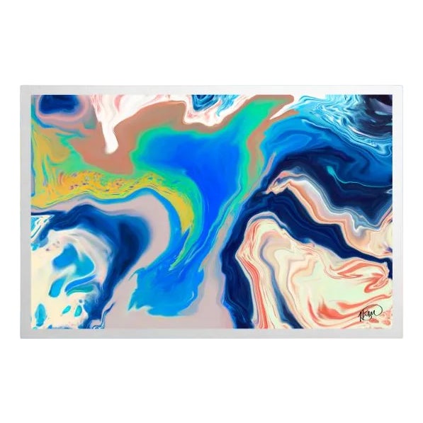 The King's Manifest, Islands & Waves, Original Fine Art Print, 21st Century For Sale