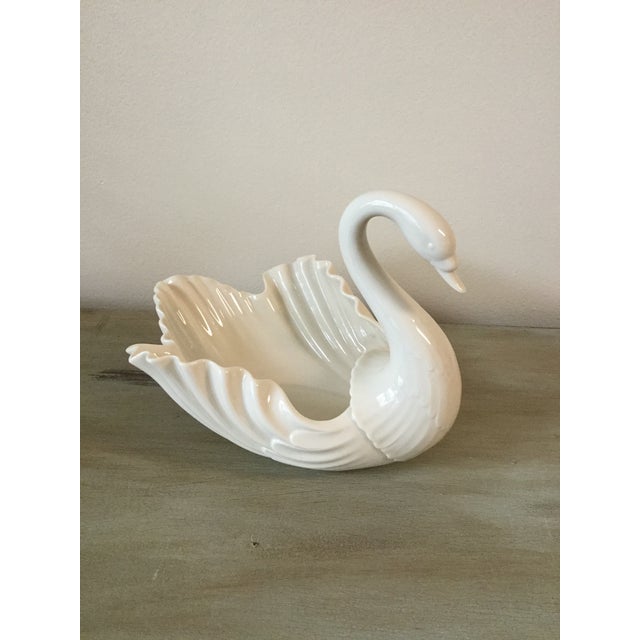 Vintage Swan Vase by Lenox Chairish