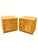 Vintage Rattan Wicker Wrapped Nightstands in Pencil Reed Gabrielle Crespi Styles For Sale - Image 9 of 11