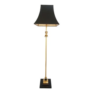 Neoclassical Style Heyco Brass Floor Lamp For Sale