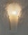 Pair of Opaline Murano Glass Sconces 1970s, Mid Century Modern For Sale - Image 4 of 11