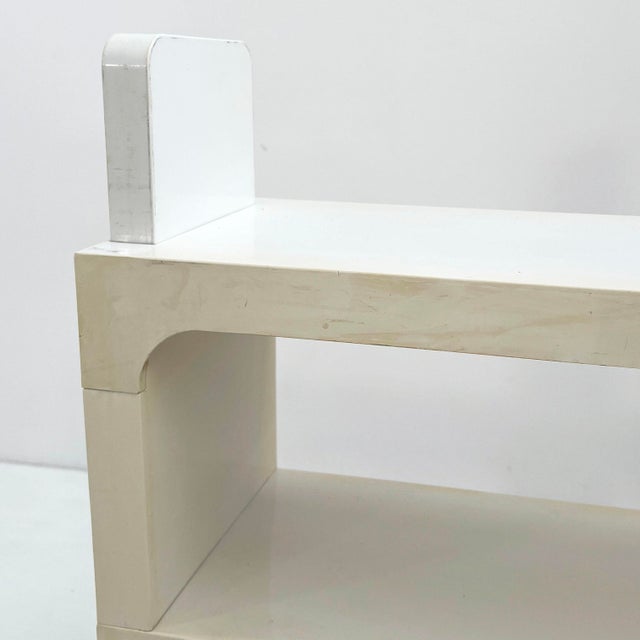 White Modular Shelf by Olaf Von Bohr for Kartell, 1970s For Sale - Image 6 of 15