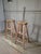 Antique Primitive Wooden Pub Stools For Sale - Image 4 of 11